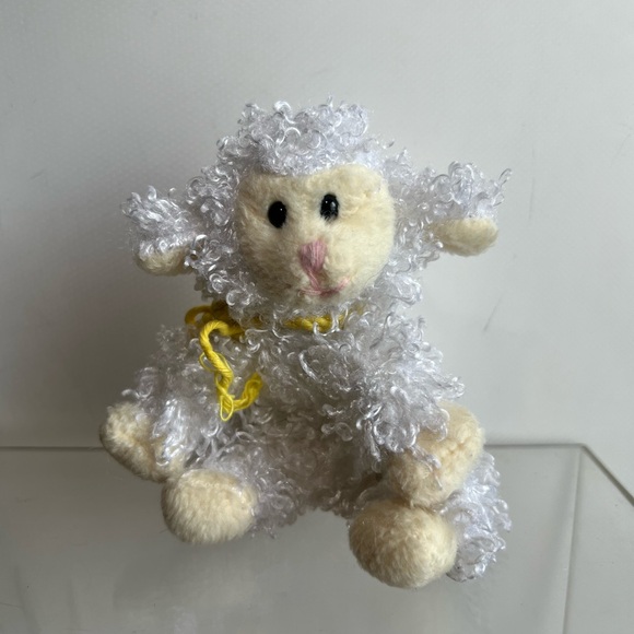 Ty Beanie Baby Floxy Curly Lamb Vintage Plush - Picture 1 of 6